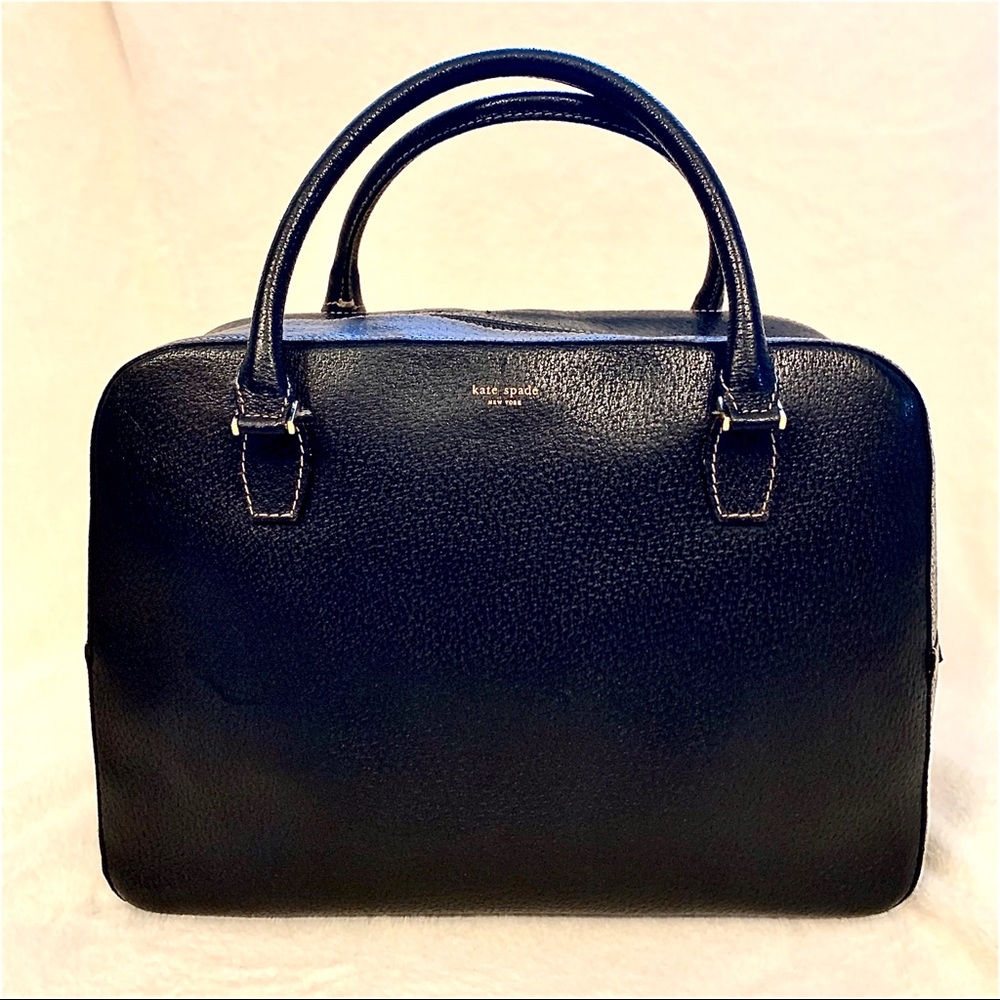 Kate Spade Vintage Black Leather Satchel